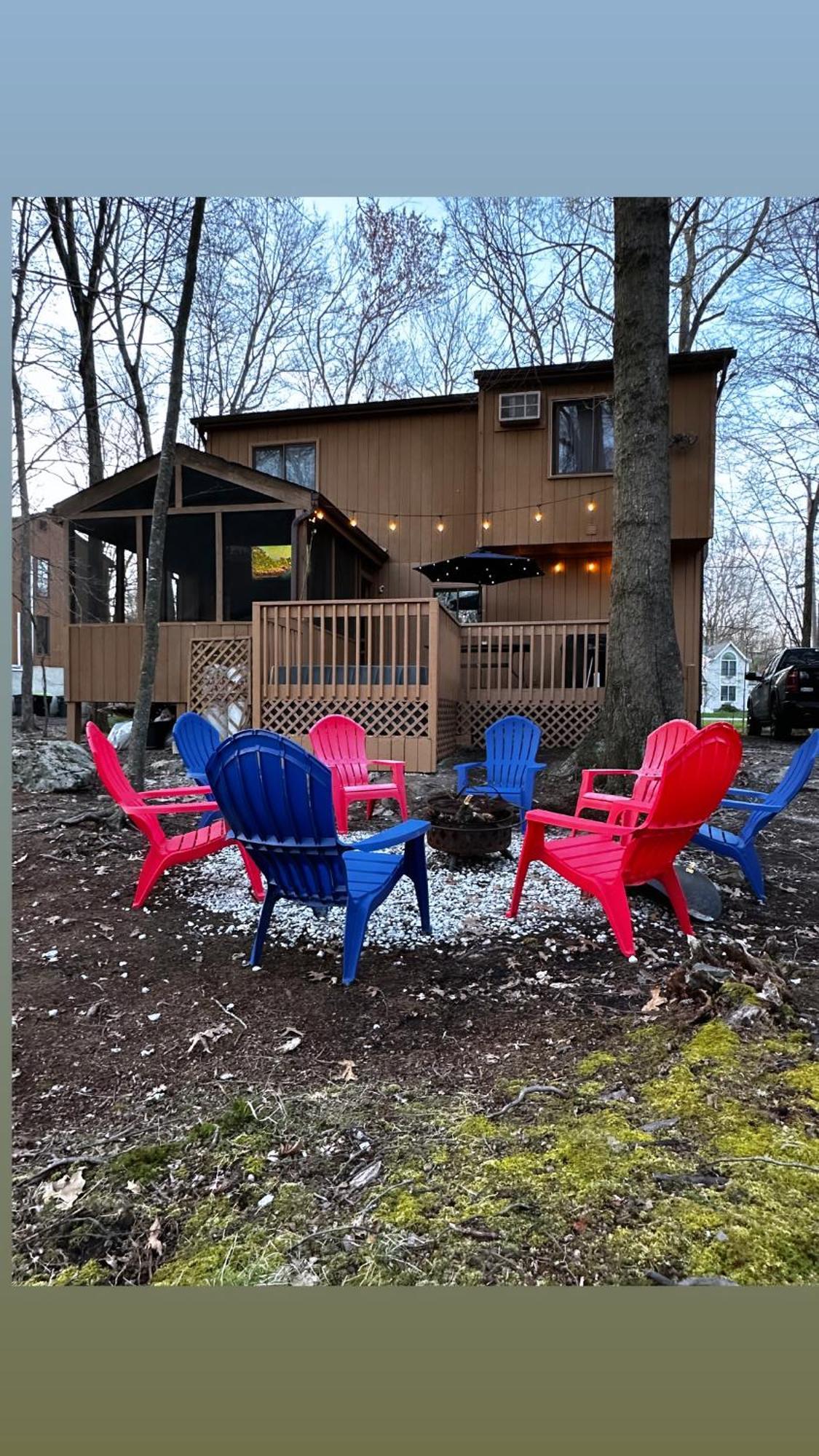 Cozy Cabin At Poconos With Hot Tub And Fire Pit East Stroudsburg Zewnętrze zdjęcie